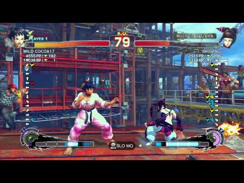 Chiba (Makoto) vs beolatteu (Juri) - SSF4 Arcade Edition Xbox Live Ranked Match