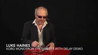 Luke Haines 'British Nuclear Bunkers' Korg Monotron Synthesizer Demo