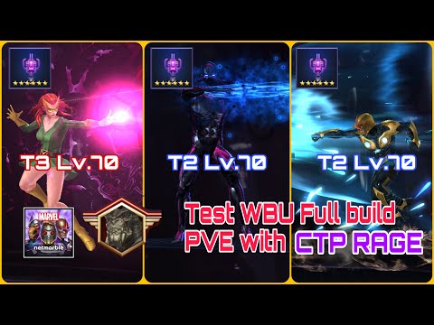 Silver Surfer(Black) vs Jean Grey vs Nova (Rishard Rider) - PVE CTP RAGE - Marvel Future Fight