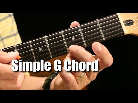 Simple G Chord Guitar Lesson