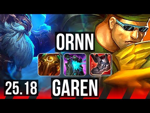 ORNN vs GAREN (TOP) | KR Master | 25.18
