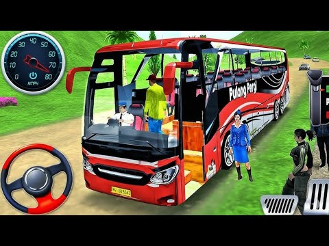 Offroad Tourist Bus Simulator - Uphill Coach Driving Game - Android Gameplay 