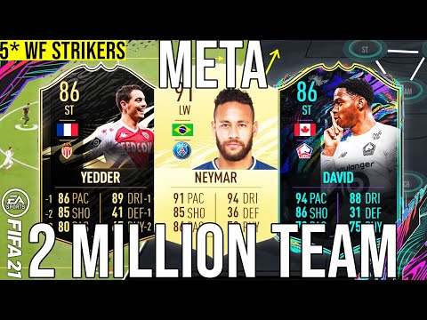 BEST META 2 MILLION COIN TEAM - 352 SQUAD BUILDER (5* WEAK FOOT) TO GET MORE WINS! - FIFA 21