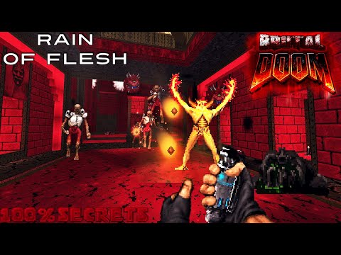 BRUTAL DOOM v21 Dox Addon - Rain Of Flesh [100% SECRETS]