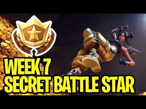 Fortnite WEEK 7 Secret BATTLE STAR Season 8 Loading Screen Location