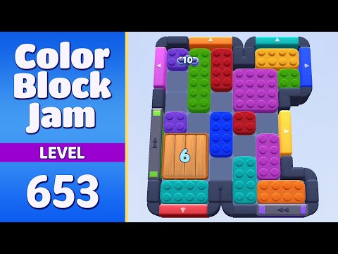 Color Block Jam Level 653 | Every Puzzle Solved! 🎯
