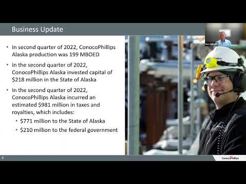 Energy Task Force - August 11, 2022 - ConocoPhillips Willow Project Update