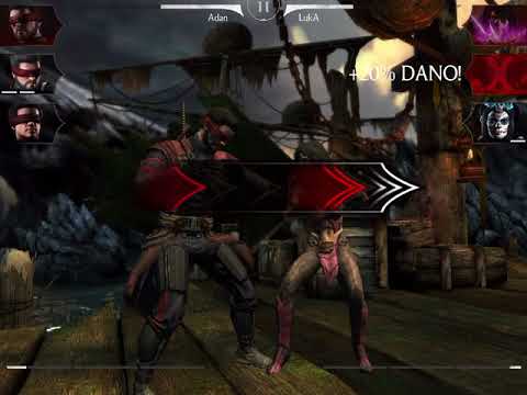 Mortal Kombat X iOS e Android  Kenshi vs Kitana raio x