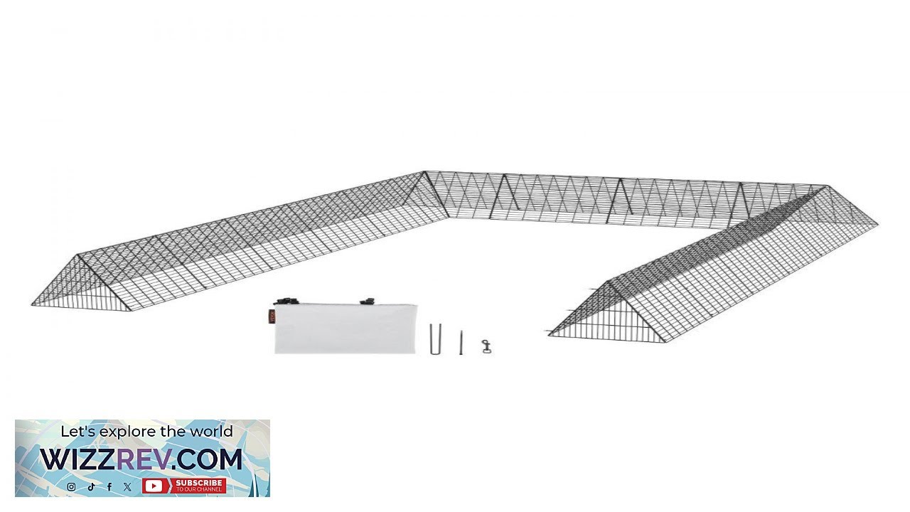 VEVOR Chicken Tunnels 236.2 x 157.5 x 24.2 inch(LxWxH) Chicken Tunnels