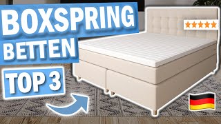 BOXSPRINGBETT kaufen: Top 3 Boxspringbetten 2025 im Vergleich!