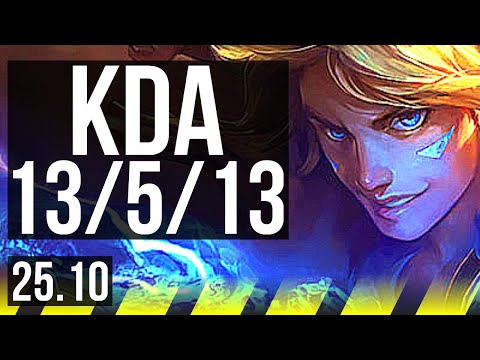 EZREAL & Alistar vs ASHE & Galio (ADC) | 13/5/13, Dominating | KR Master | 25.10