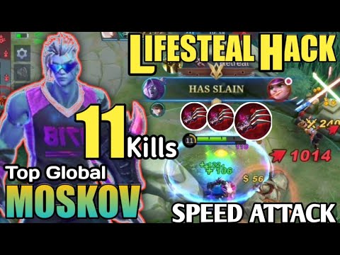 Moskov Best Build 2022  || Life Steal Build || Moskov Top Global || Speed Attack