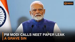 PM Modi Calls Neet Paper Leak A Grave Sin | More Updates | DD India Live