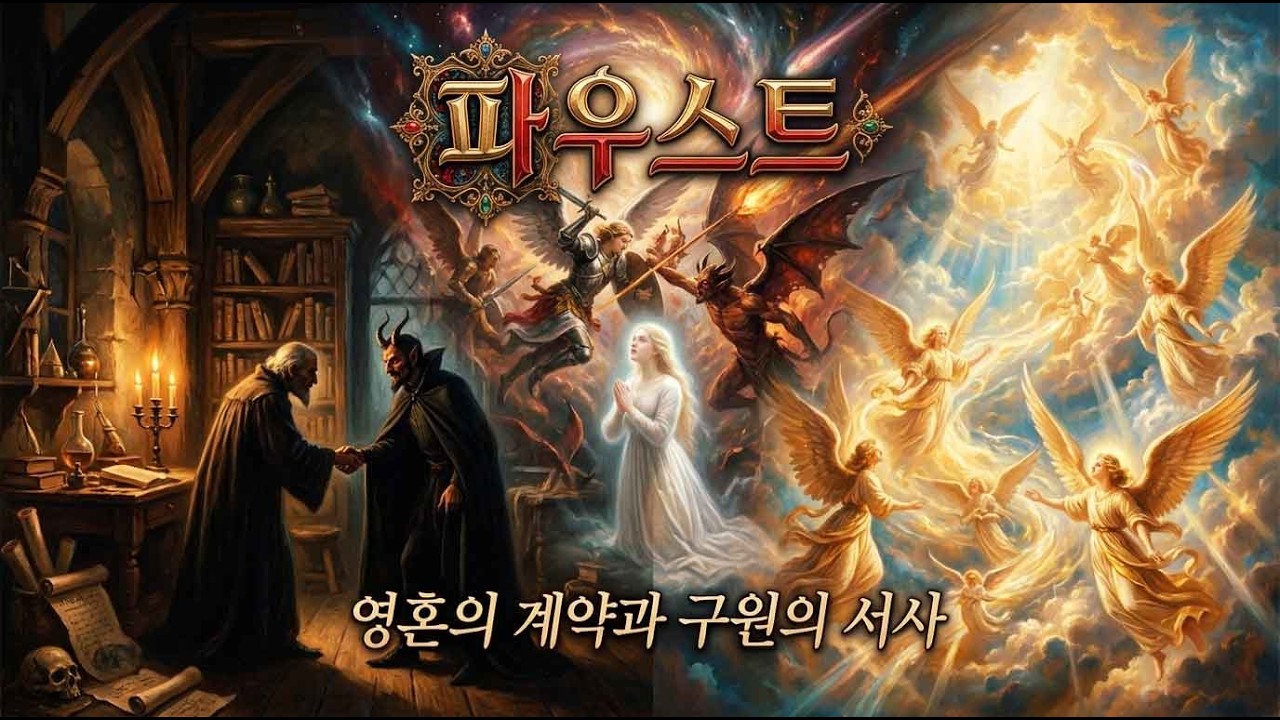 😈 악마와의 계약, 그리고 영혼의 구원 – 요한 볼프강 폰 괴테의 『파우스트』