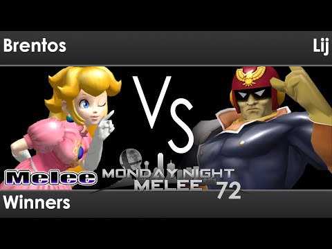 MNM 72 - LSL SU | Brentos (Peach, Sheik) vs Lij (C Falcon) Winners - Melee