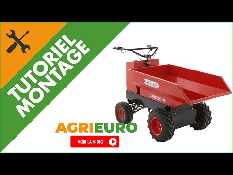 Brouette à batterie GeotechPro Mini Dumper Car E500 H-Li - Caisson Dumper 500Kg : tuto de montage