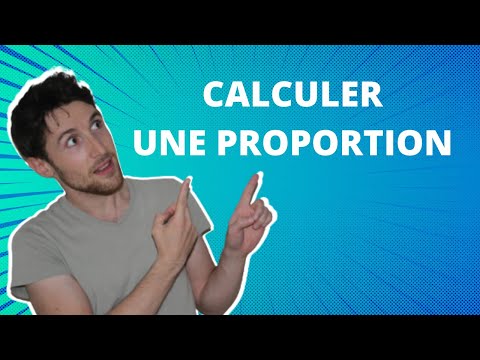 Comment faire pour appliquer une proportion ?