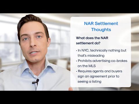 March 2024 Manhattan RE Market Update + NAR Settlement Thoughts