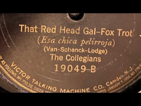 28 - That red head gal - Van - Schenck - Lodge - The Collegians