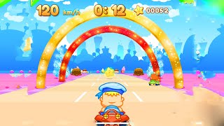 Baby Race Galaxy Game / Fun small car races with baby racer / Funny car races game