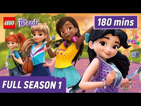 LEGO® FRIENDS SEASON 1 COMPILATION! 💜 | Girls on a Mission | Cartoons and Songs for Kids 🎵