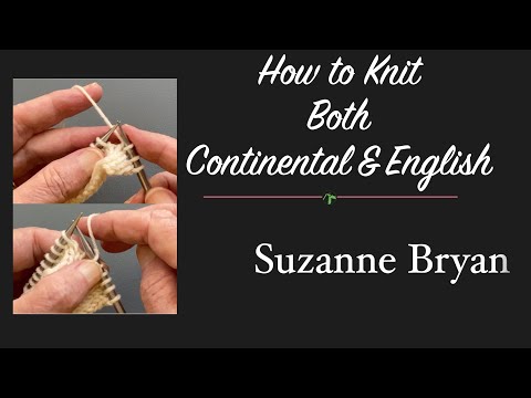 How to Knit Both Continental and English
