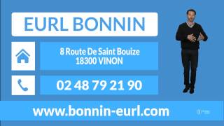 preview picture of video 'EURL BONNIN : maçonnerie, couverture, chauffage et plomberie à Vinon 18'