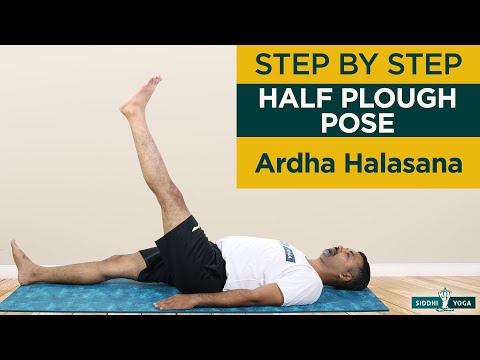 Ardha Halasana (Half Plough Pose) How to Do Step by Step for Beginners with Benefits and Precautions