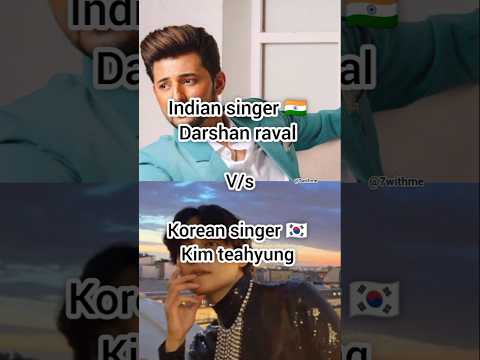 'BTS 뷔 vs 인도 인기 가수 다르샨 라발' 투표에 불붙은 인도 현지 아미들의 반응