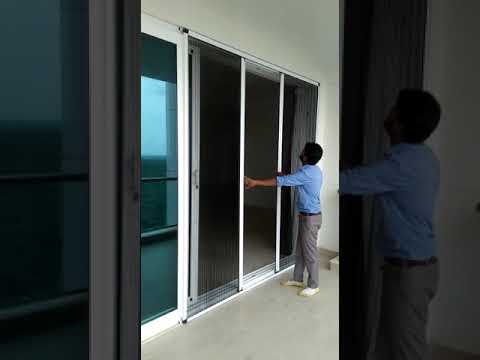 White UPVC Glass Hinged Door