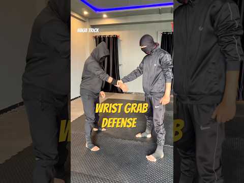 WRIST GRAB SELF DEFENSE #survival #selfdefense #kravmaga #uk  #taekwando #usa #fighting #ninja