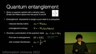 Manus Visser on Newton's law of inertia from entanglement