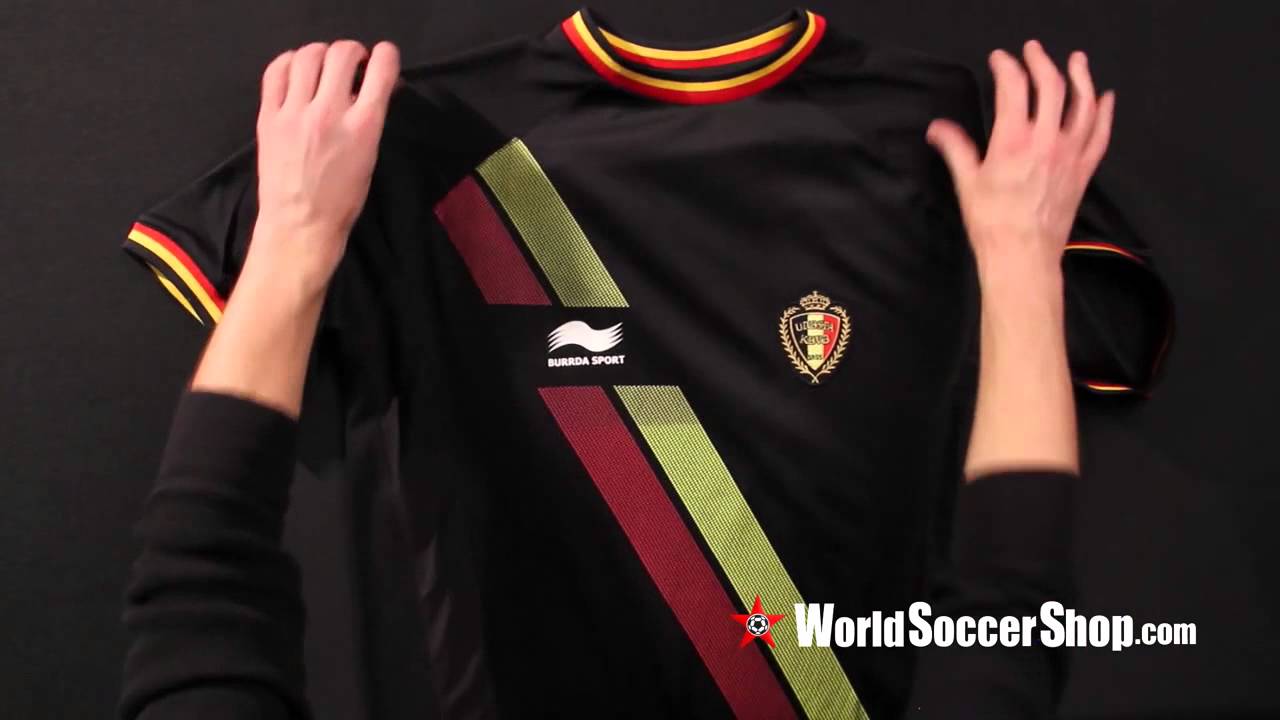 Burrda Sport Belgium 2014 Away Soccer Jersey