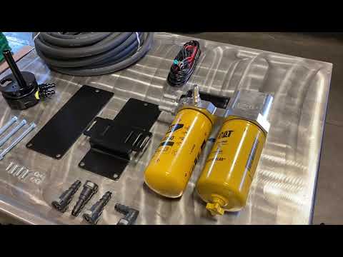 NEW Black Market Performance Dual CAT Filter, High Performance Lift Pump Install on DURAMAX!