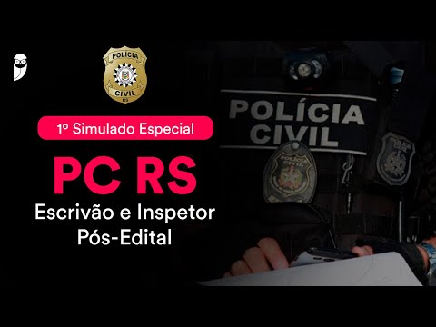 1º Simulado Especial PC RS - Escrivão e Inspetor - Pós-Edital - Correção