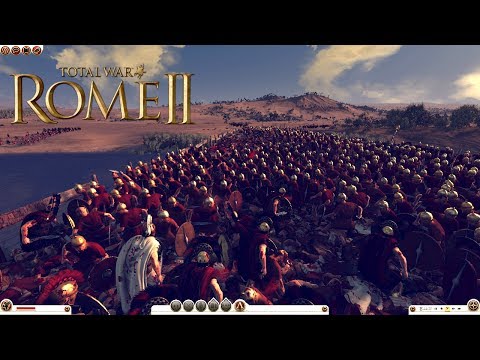 Rome Total War 2 Massive Battles - 300 Spartans vs 10,000 Melee Infantry [Ultra/1080p]
