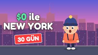 Sıfır Parayla New York'ta Uyansan: 30 Günde Ev Tutabilir misin? | Amerika'da Sıf