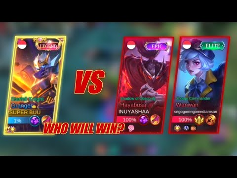Granger Global VS Wanwan & Haya!!Match seru hampir kena comeback!! ||SUPER GRANGER|| MLBB