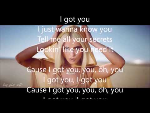 ベベ・レックスハ - アイ・ガット・ユー 作詞 (Bebe Rexha - I Got You Lyrics)