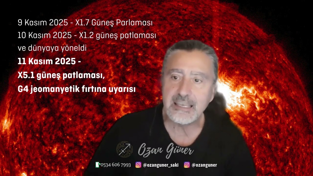 11–12 Kasım 2025 X5.1 Güneş Patlaması