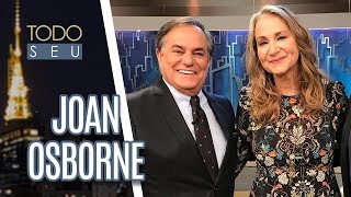Joan Osborne canta o sucesso &quot;One of Us&quot; no palco do Todo Seu (20/08/18)