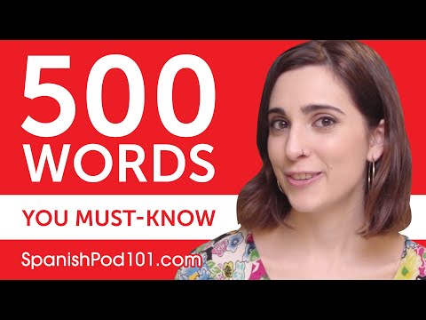 500 Words Every Spanish Beginner Must Know