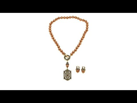 Heidi Daus "Classic Edition" Necklace and Earrings Set