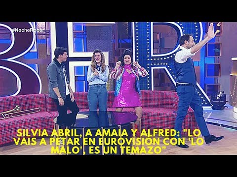 Silvia Abril, a Amaia y Alfred: "Lo vais a petar en Eurovisión con 'Lo Malo', es un temazo"