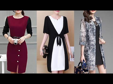 vestidos discretos y sencillos de MODA 202O / Fashion Love