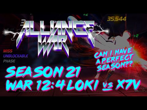 Alliance War: 4L0ki vs x7v // Season 21 - War 12 // Marvel Contest of Champions