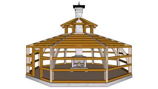 37' Octagonal Gazebo