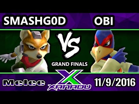 S@X 175 - SmashG0D (Fox) Vs. Obi (Falco) - SSBM Grand Finals - Smash Melee