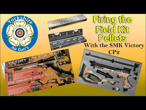 Shooting the SMK Victory CP2 with the field kit pellets - Victory CP2 - Air Rifle - Shooting Range