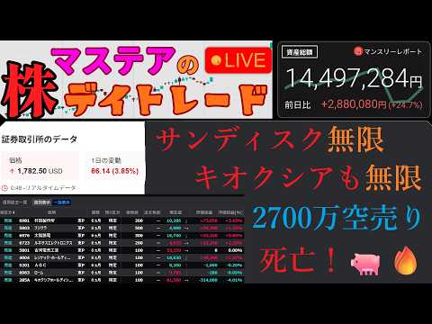 【第262回】マステアの株デイトレ配信 2026 06/04